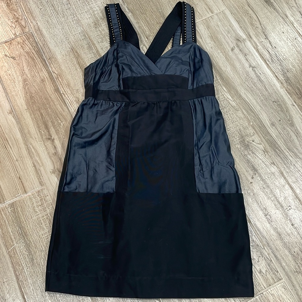 See by Chloe - Black Cotton & Silk Dress Sz 10